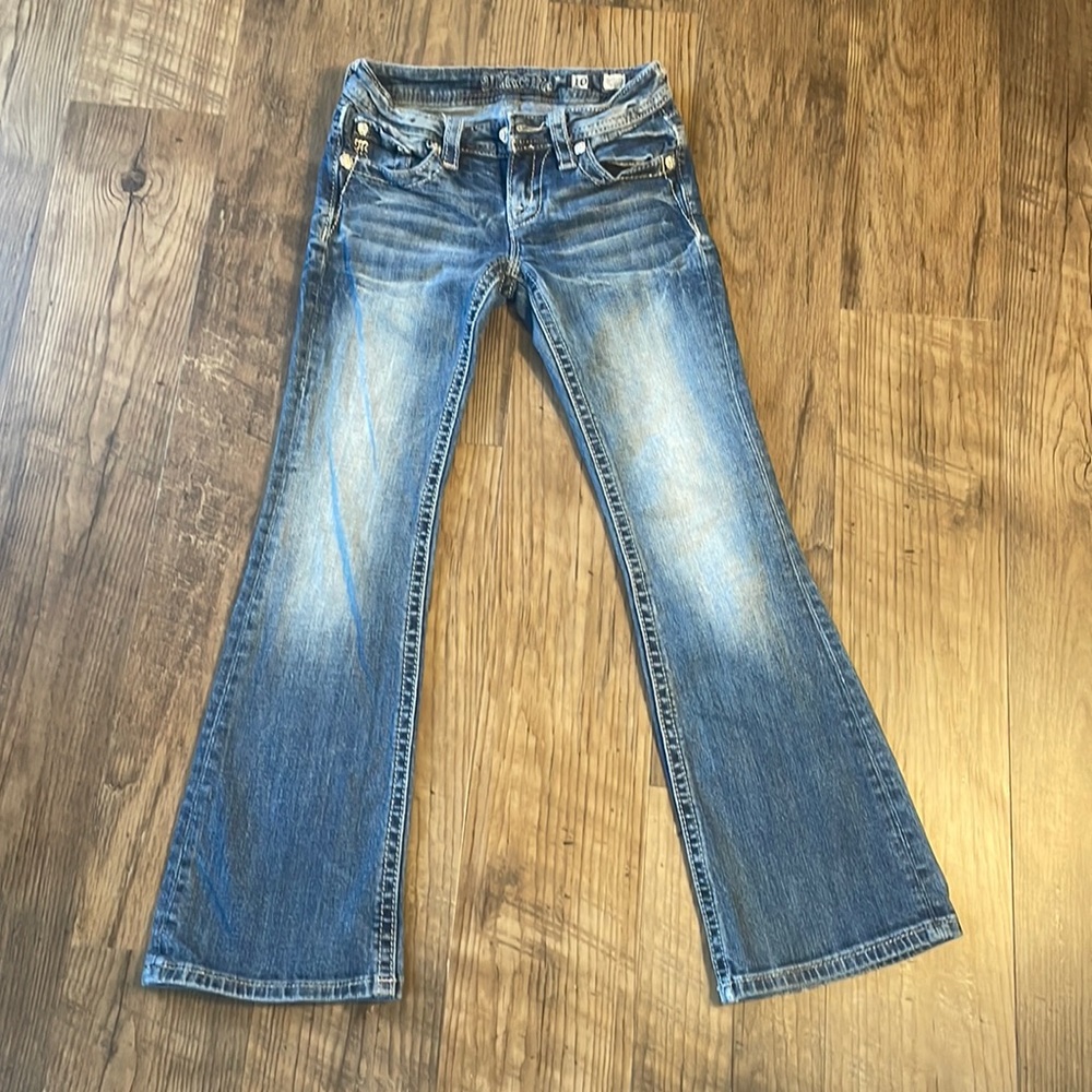 Super cute Miss me boot cut girls jeans size 10